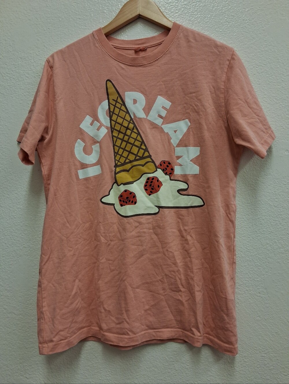Billionaire Boys Club BBC ICE CREAM "SPILL"  T-Shirt Men's Large